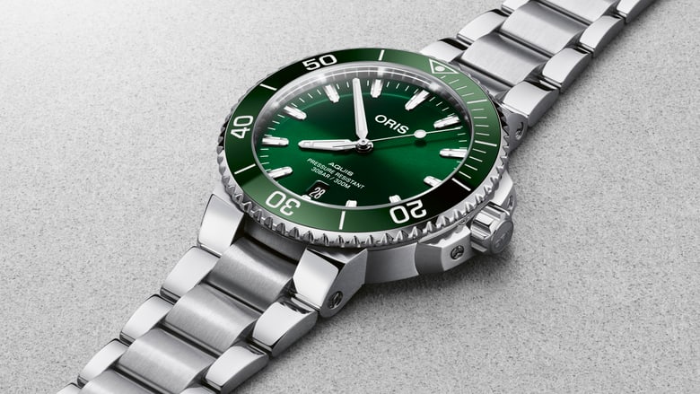 Aquis デイト - 01 733 7766 4157-07 8 22 05PEB | Oris